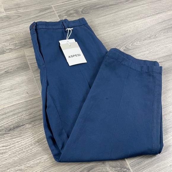 NWT - ASPESI Women's Trousers Blue Mod.H106 - Picture 1 of 7